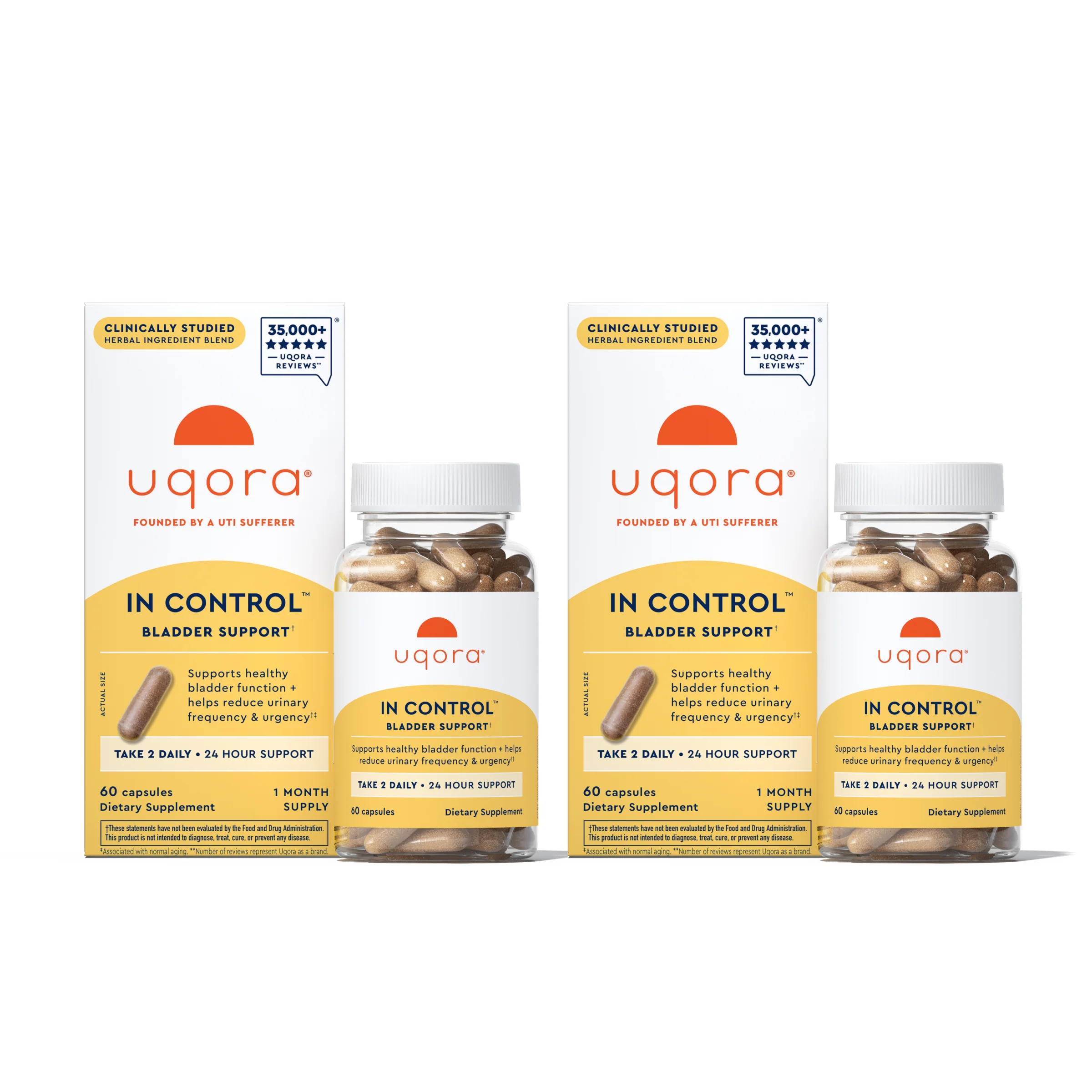 In Control Bladder Support - 2 Pack
